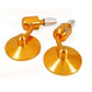 Gold CNC 7/8" Handle Bar End Rear-view Mirror Universal Fit - TDRMOTO