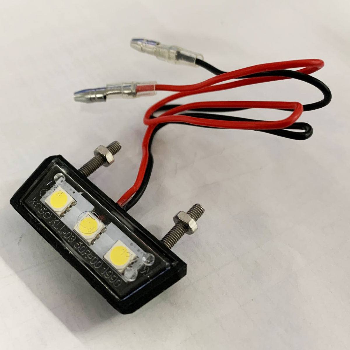 Motorcycle LED Number Plate Holder Bracket Honda Yamaha Suzui Indicator Mount - TDRMOTO