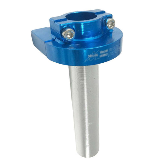 Blue Alloy 1/4 Turn Twist Throttle For 7/8"/22mm Handlebar 50cc 110cc 125cc 140cc Dirt Pit Bike - TDRMOTO