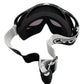 CSG Adult Black Goggles Tinted Lens Anti Fog For Motocross MX Sports Snow Skiing - TDRMOTO