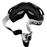 CSG Adult Black Goggles Tinted Lens Anti Fog For Motocross MX Sports Snow Skiing - TDRMOTO