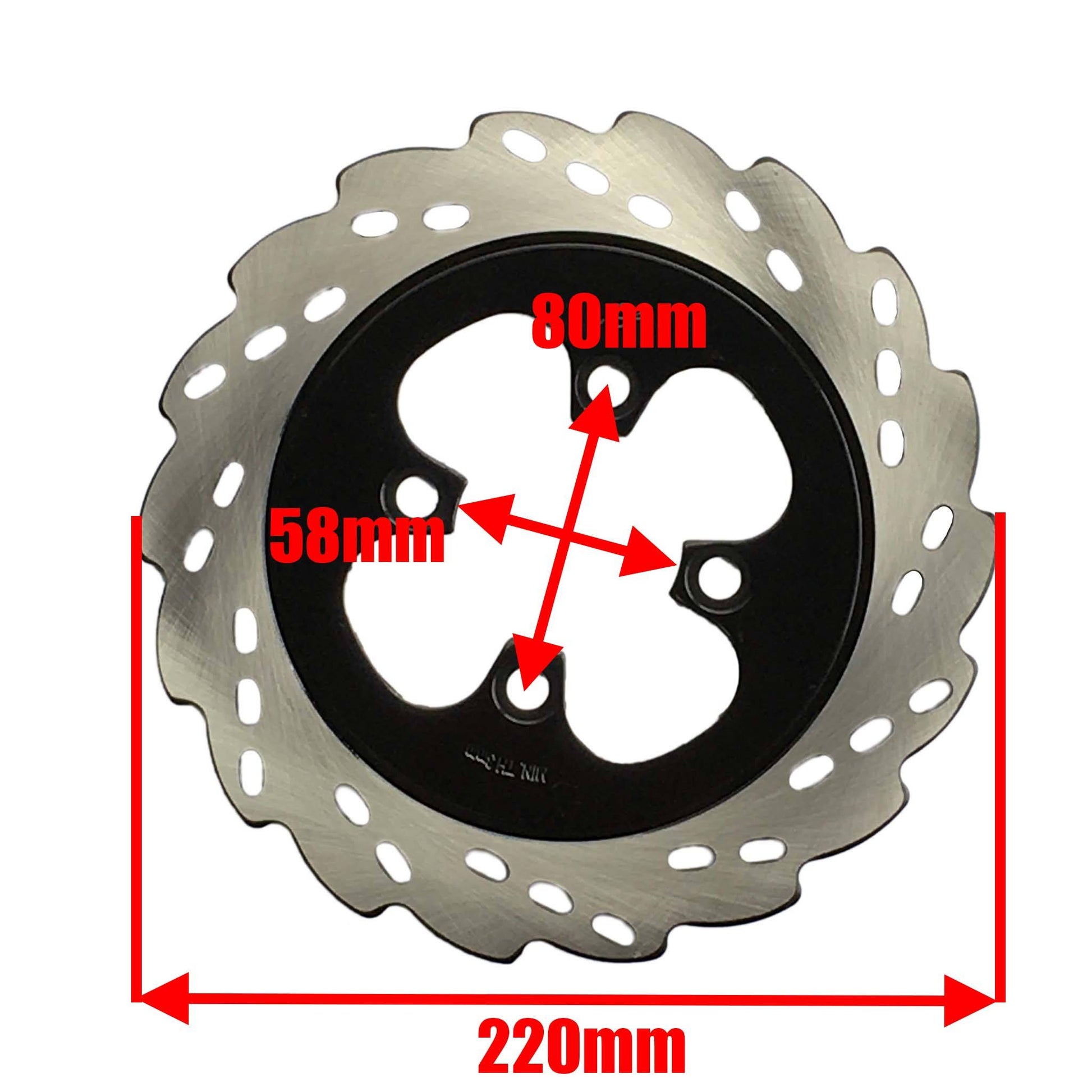 58mm/220mm Rear Brake Disc Rotor For TDR XVW300 Dirt Bike - TDRMOTO
