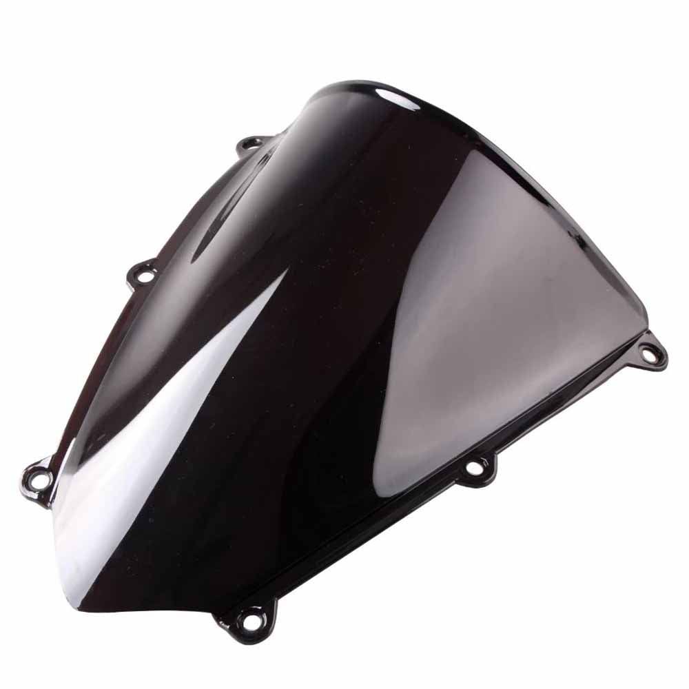 Black ABS Plastic Motorcycle Windshield Windscreen for Honda CBR600RR 2007-2012 - TDRMOTO