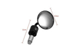 Gold CNC 7/8" Handle Bar End Rear-view Mirror Universal Fit - TDRMOTO