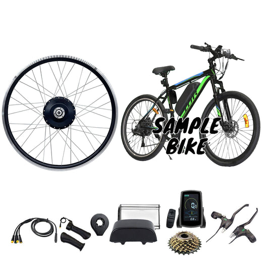 750W 24" Rear Hub 48V Electric Bike Conversion Kit (Battery & Charger Not Included)