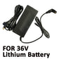 36V 2A E-Bike City EBIKE Charger Charger with 10.5mm Central Pin PlN Plug - TDRMOTO