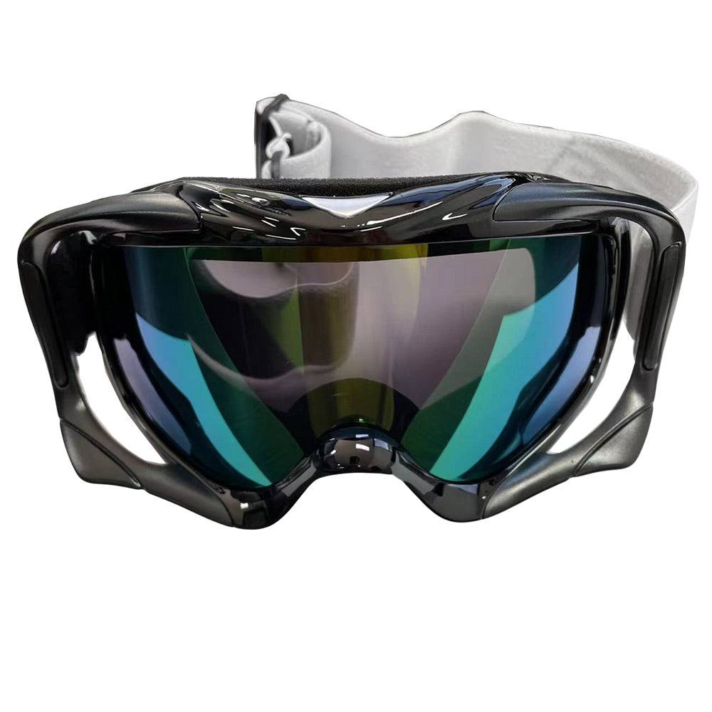 CSG Adult Black Goggles Tinted Lens Anti Fog For Motocross MX Sports Snow Skiing - TDRMOTO