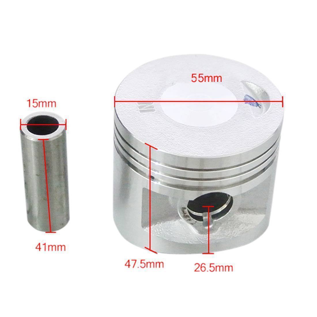 Lifan Piston Rings Gasket 55mm Kit 140cc 15mm Pin ATV Quad Dirt Bike Pit Trail - TDRMOTO