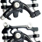 Front & Rear Brake Disc Calipers with Round Pads for Mountain Bicycle