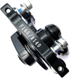 Front & Rear Brake Disc Calipers with Round Pads for Mountain Bicycle - TDRMOTO
