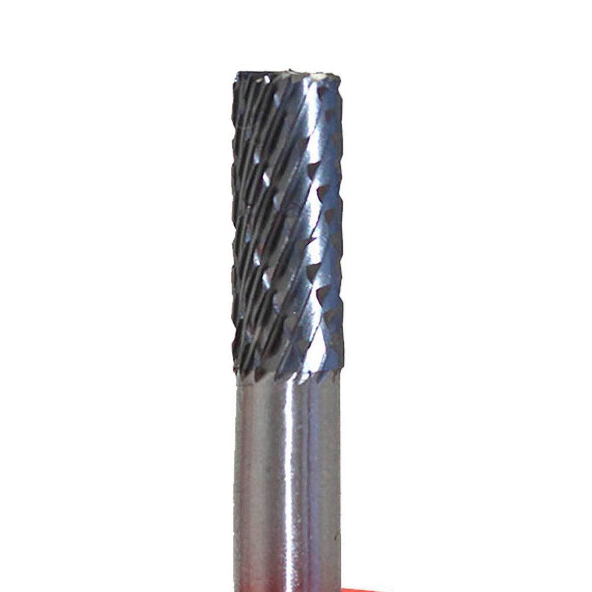 Tungsten Steel Solid Carbide Burrs 6mm Rotary Drill Die Grinder Bit - TDRMOTO