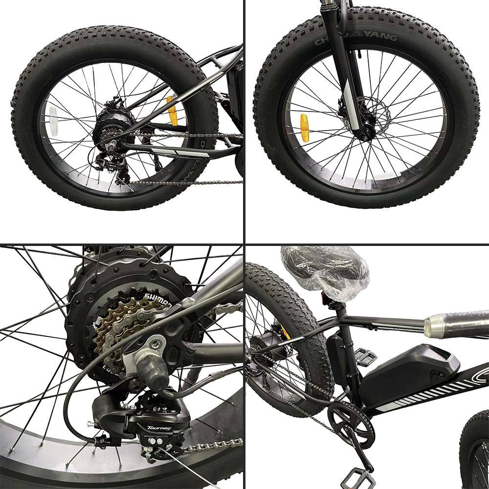 TDR 500W Fat Tyre Premium Electric Bike with 48V 13Ah Long Range Battery - TDRMOTO