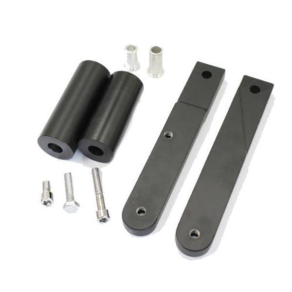 BLACK Crash Protector Frame Sliders Knobs for Honda 2009-12 CBR 600RR CBR600RR - TDRMOTO