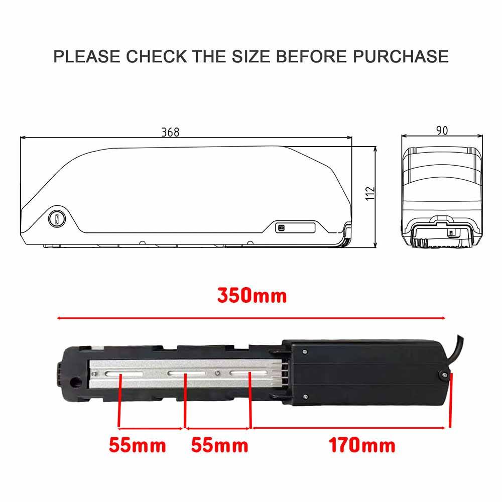 500W 27.5" Front Hub 48V 13Ah Battery Electric Bike Conversion Kit - TDRMOTO
