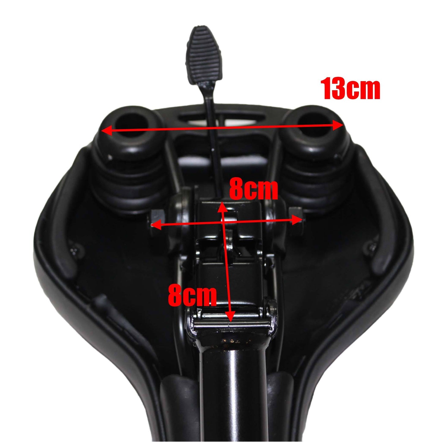 27mm Black Universal Fit Foldable Bicycle Seat For Best Comfort - TDRMOTO