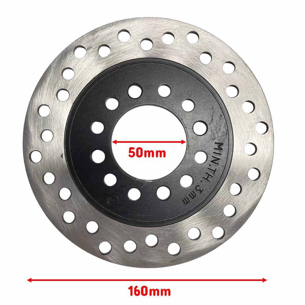 50mm/160mm Disc Brake Rotor For Dirt Bike Pit Bike Trail Bike Thumpstar ATV 125cc 150cc - TDRMOTO