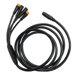 1 To 4 Cable Waterproof For eBike Kit Electric Bike Controller Extension Cord Cable Adapter 4in1 - TDRMOTO