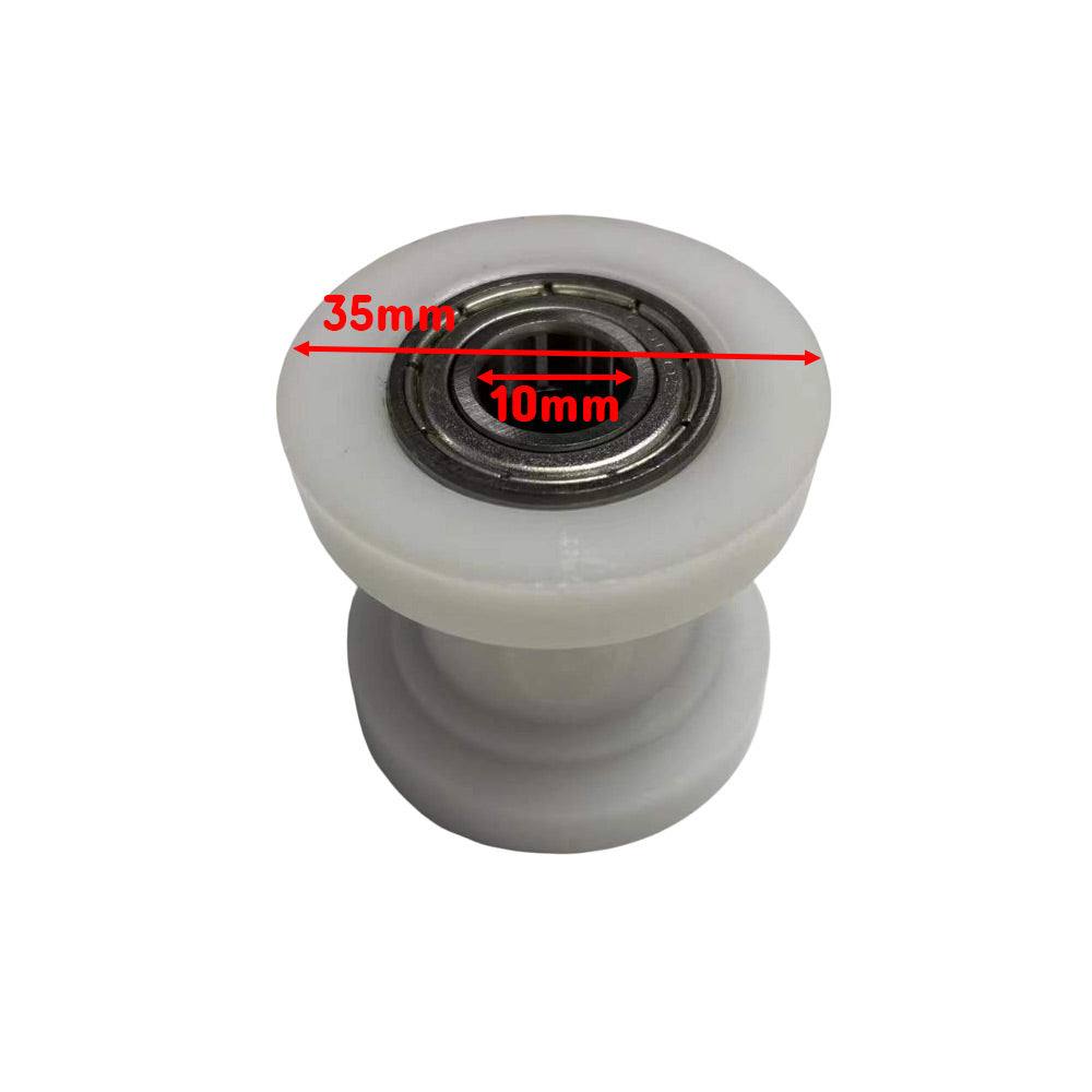 White Chain Roller 10mm - TDRMOTO