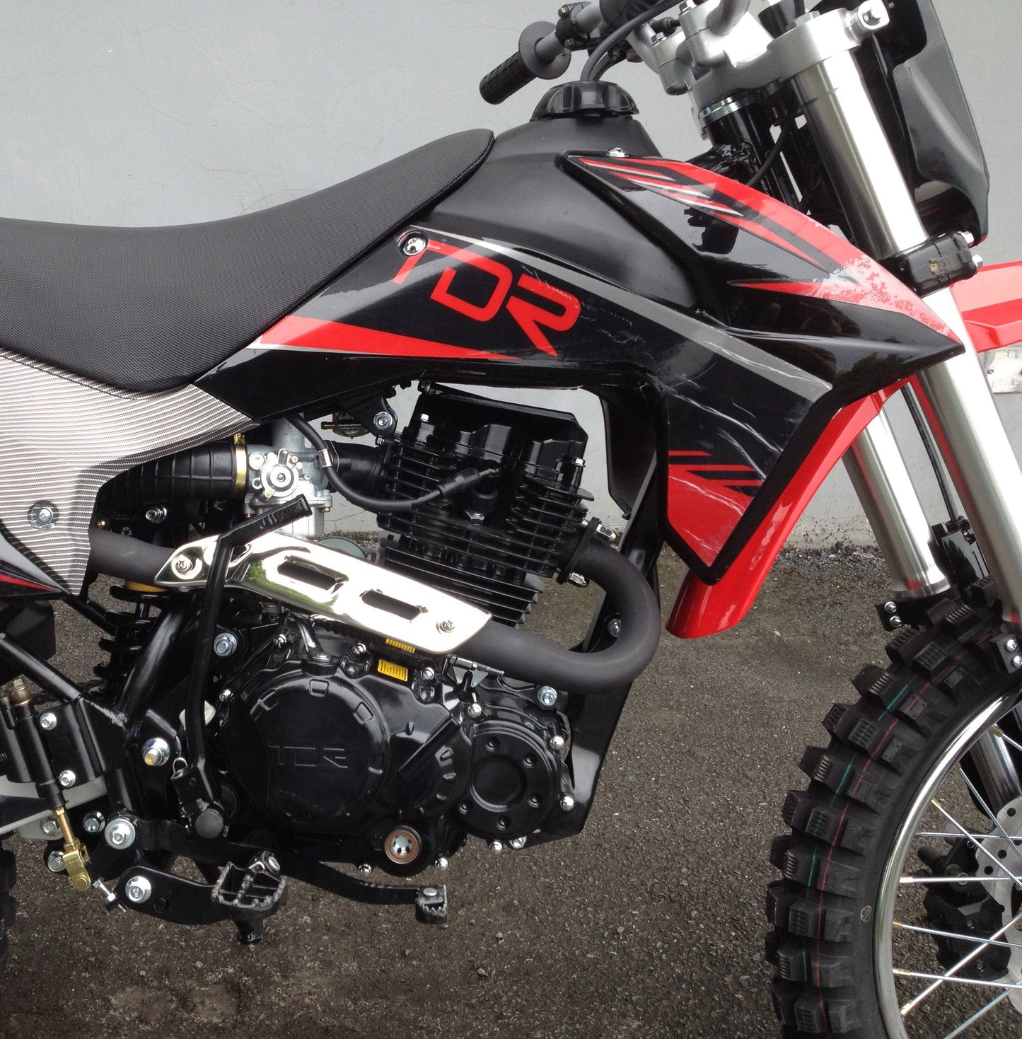 TDR GY 200cc Red Dirt Bike - 4 Stroke Air Cooled Electric/Kick Start - TDRMOTO