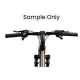 2Pcs Black Skull Anti-Slid Rubber Bicycle Bike Handlebars Handle Bar Grips - TDRMOTO