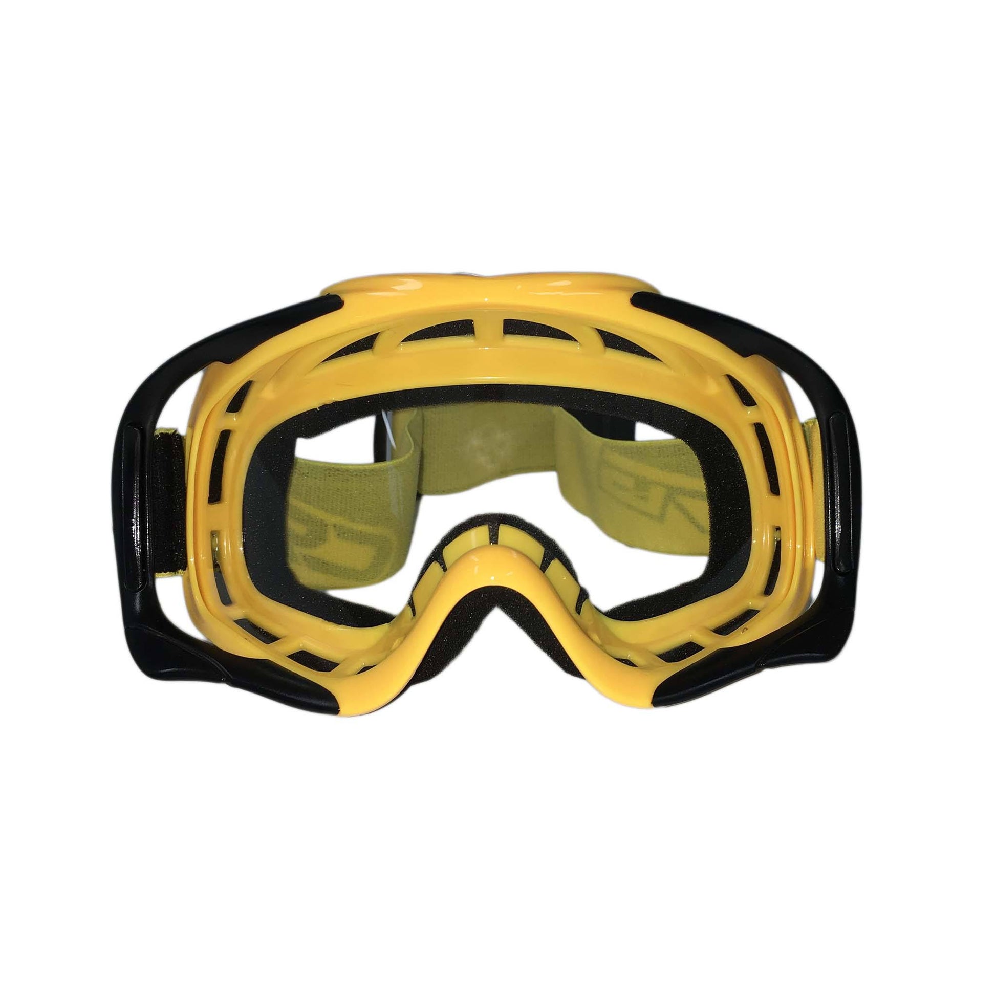Yellow Clear Lens Motocross Goggle Anti Fog and UV Protection for Adult Unisex - TDRMOTO