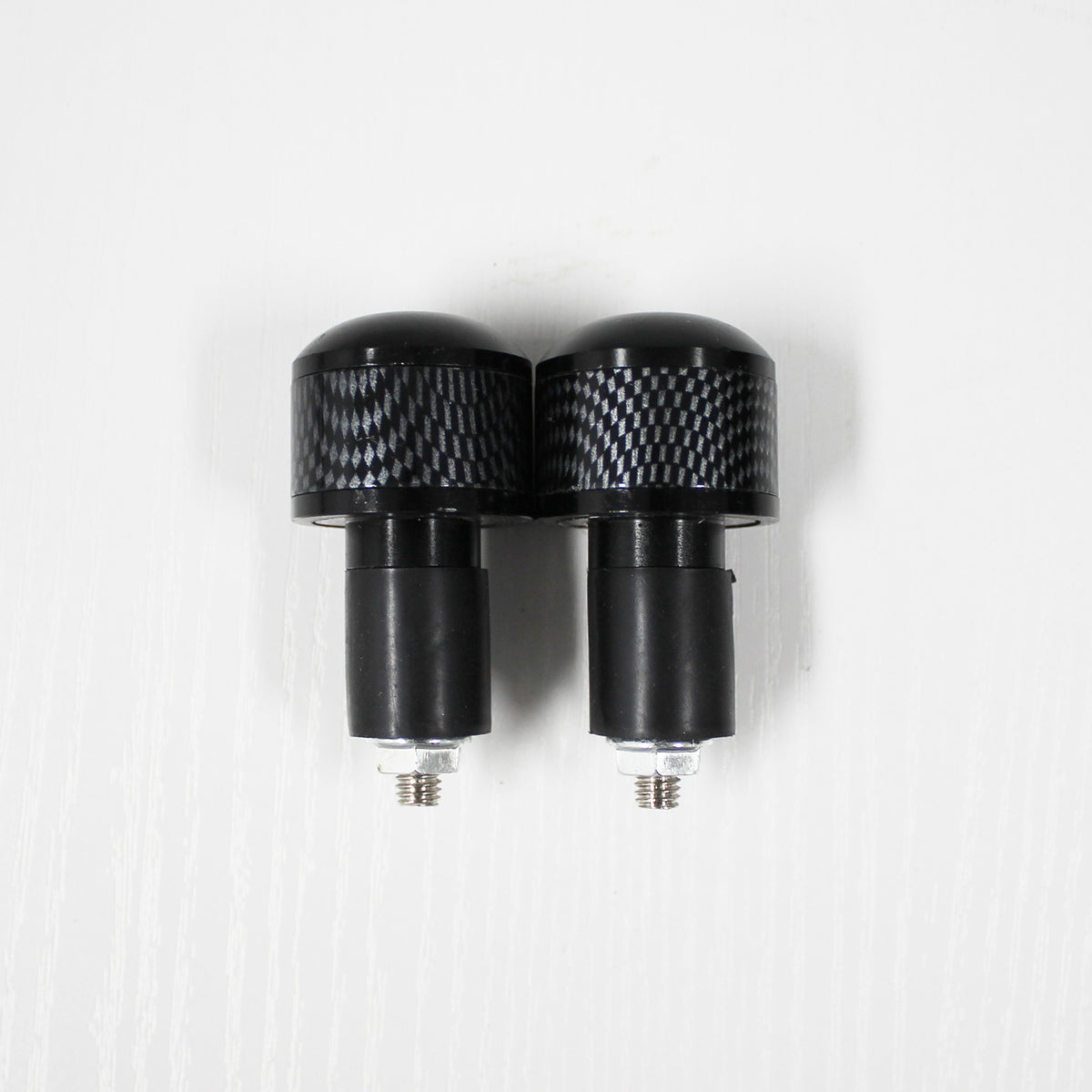 7" Motorcycle Handlebar Cap Hand Grips Bar End Plug Accessories Pair - TDRMOTO