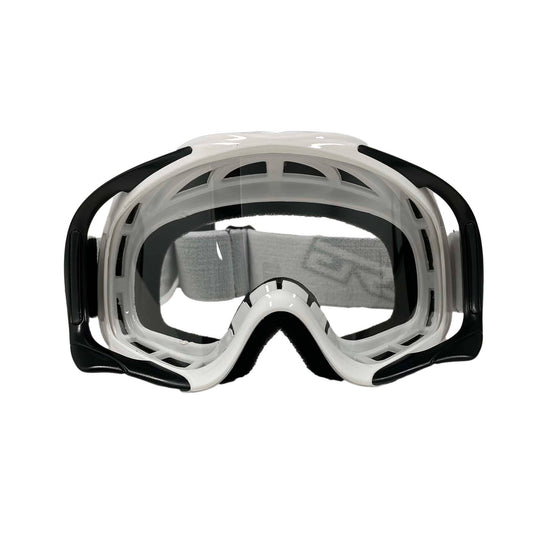 White Clear Lens Motocross Goggle Anti Fog and UV Protection for Adult Unisex - TDRMOTO
