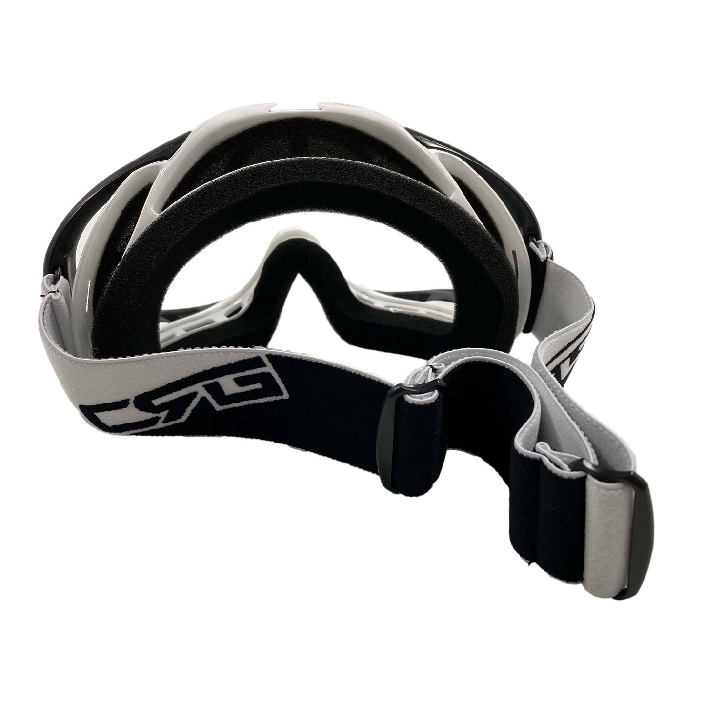 White Clear Lens Motocross Goggle Anti Fog and UV Protection for Adult Unisex - TDRMOTO