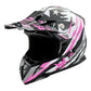 Pink Motorcycle Helmet for Kids/Youth/Boy/Girl/Children - TDRMOTO