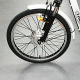 TDR White Electric Tricycle 48V 250W 10AH with Basket Rear Rack Trolley - TDRMOTO