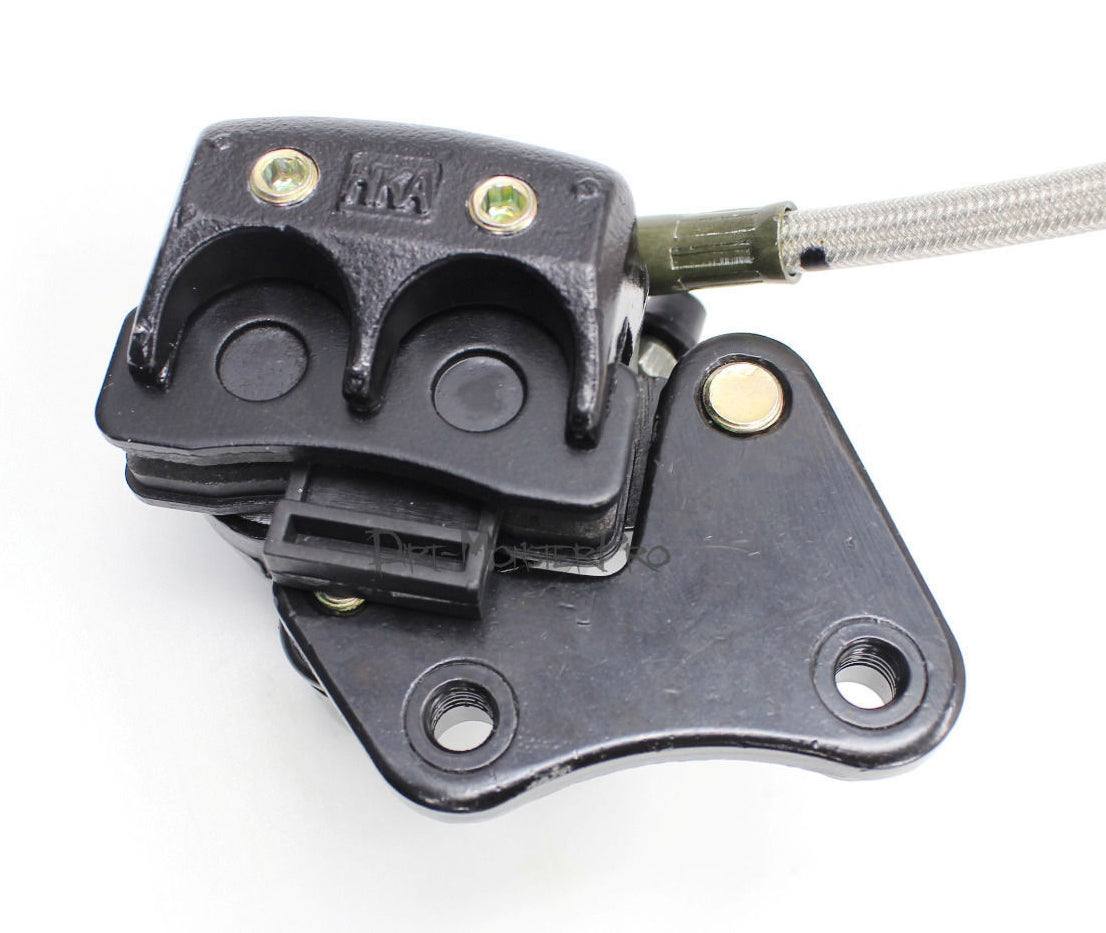 Hydraulic Master Front Disc Brake Caliper System with Brake Pads for 50cc 70cc 90cc 110cc 125cc 150cc for Atomik TDRMoto Thumpstar Dirt Pit Bike - TDRMOTO