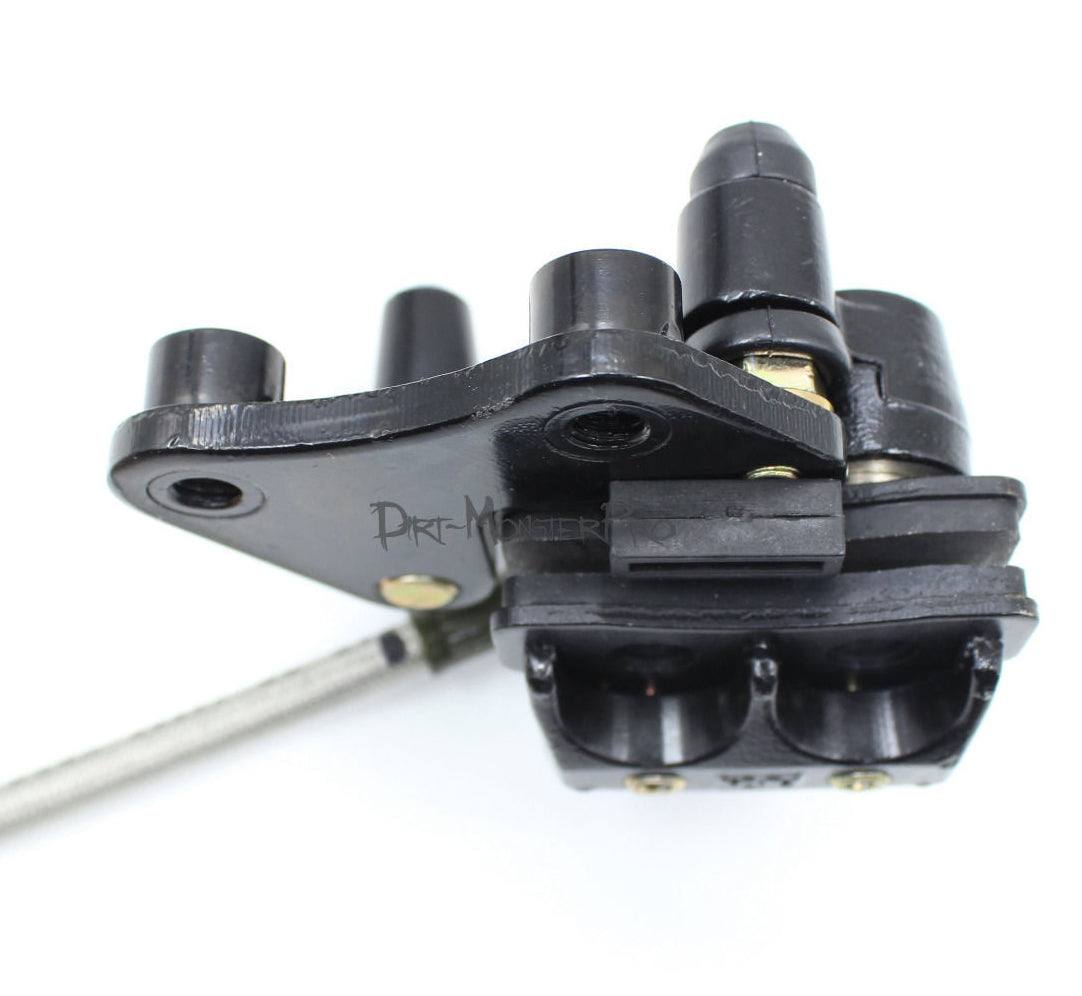 Hydraulic Master Front Disc Brake Caliper System with Brake Pads for 50cc 70cc 90cc 110cc 125cc 150cc for Atomik TDRMoto Thumpstar Dirt Pit Bike - TDRMOTO