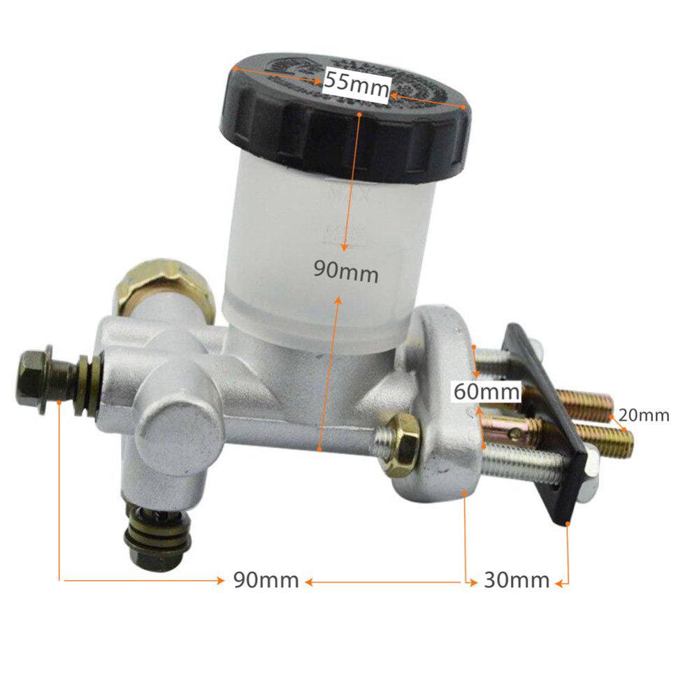 Hydraulic Brake Master Cylinder for 90cc 110cc 150cc 250cc 300cc Quad Dirt Bike ATV Dune Buggy - TDRMOTO