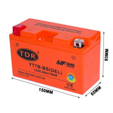 YT7B4 YT7B-BS Battery for Yamaha YZ450 TTR250 Suzuki DRZ400 Kawasaki KLX400 Ducati - TDRMOTO