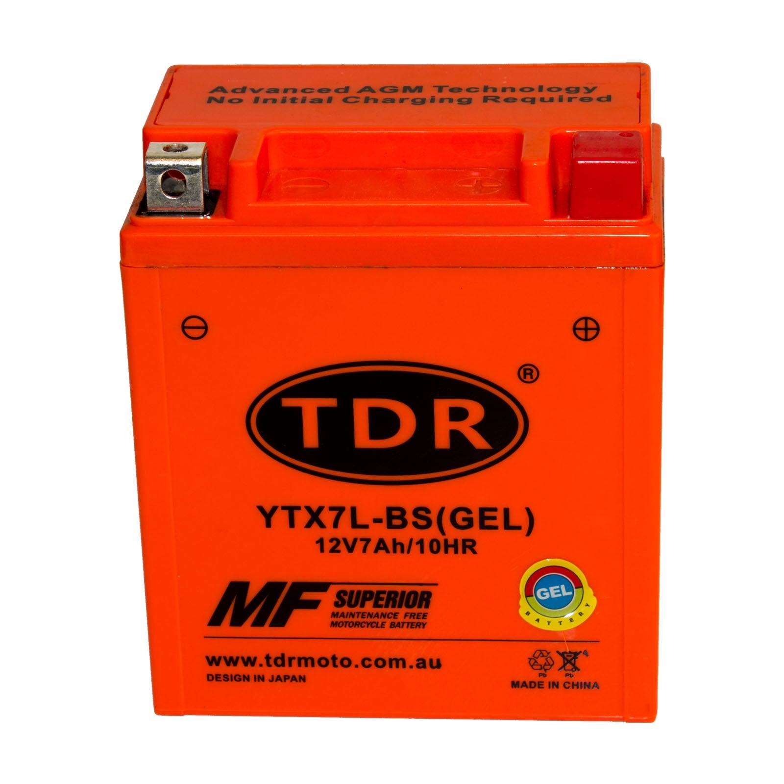 YTX7L-BS 12V7Ah Battery For Honda CBR250R CB250 CMX250C NX250 CB600F NX125 Motorbike - TDRMOTO