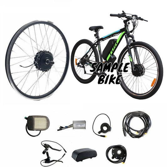 500W 27.5" Front Hub Electric Bike Conversion Kit