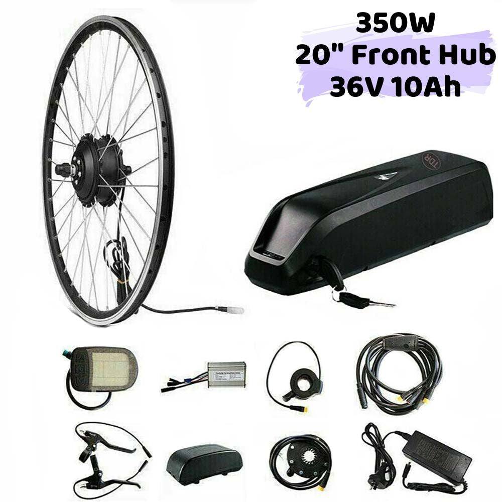 350W 20" Front Hub 36V 10Ah Battery Electric Bike Conversion Kit - TDRMOTO