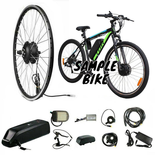 350W 24" Front Hub 36V 10Ah Battery Electric Bike Conversion Kit