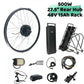 500W 27.5" Rear Hub 48V 15Ah Rear Rack Battery Electric Bike Conversion Kit - TDRMOTO