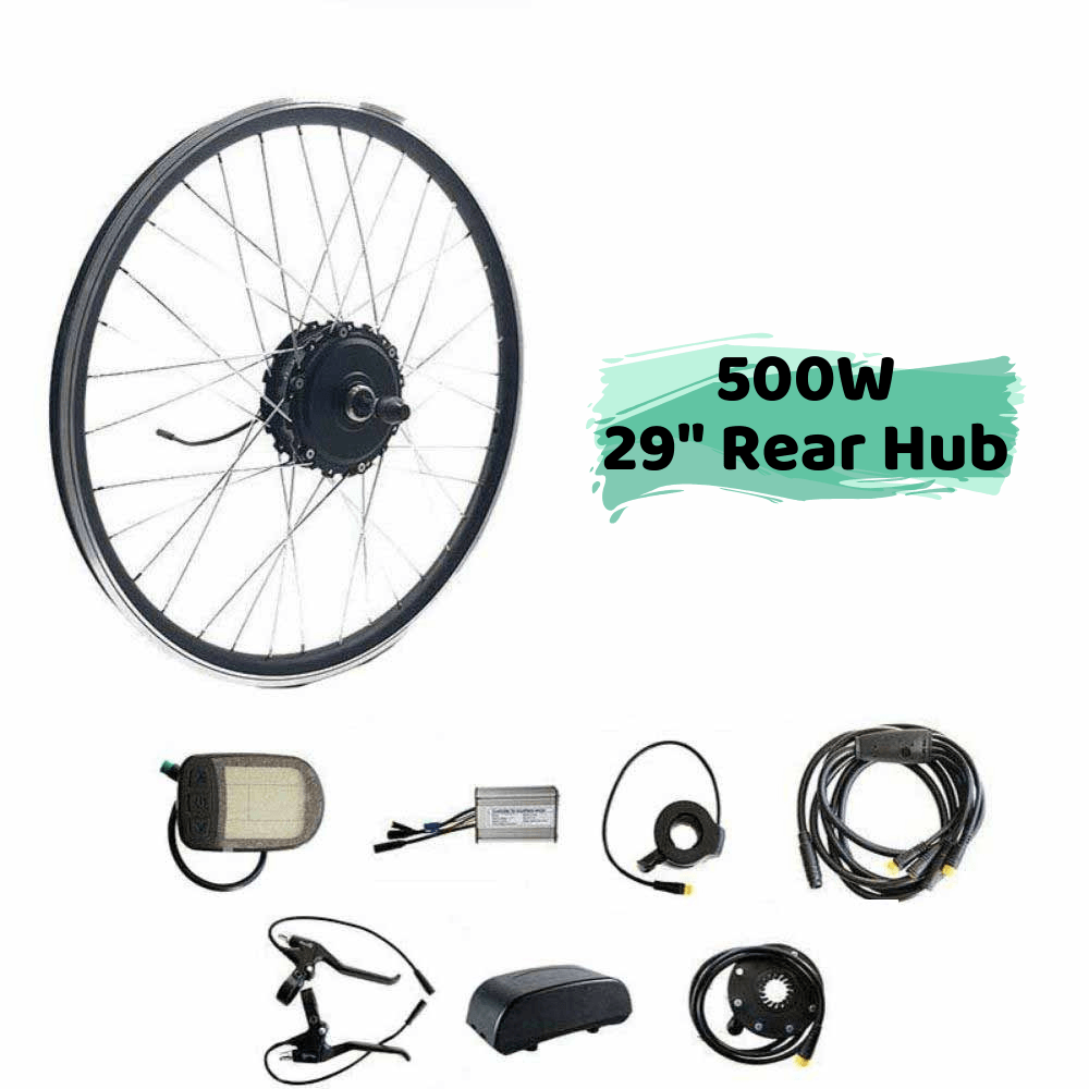 500W 28"/29"/700C Rear Hub Electric Bike Conversion Kit - TDRMOTO