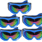 Kids Blue Goggles Tinted Lens For Outdoor Motor Sports Cycling Skiing Skateboarding - TDRMOTO