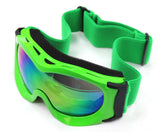 Kids Green Goggles Tinted Lens For Outdoor Motor Sports Cycling Skiing Skateboarding - TDRMOTO