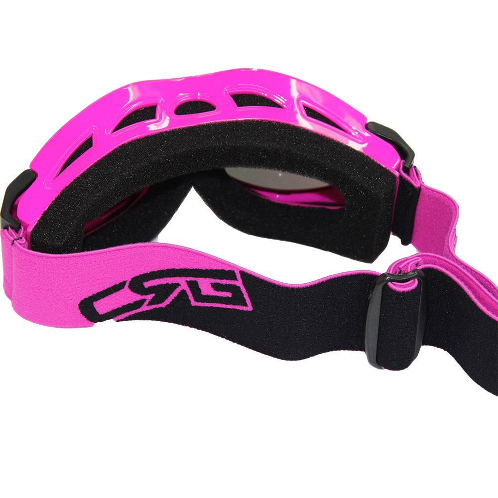 Kids Pink Goggles Tinted Lens For Outdoor Motor Sports Cycling Skiing Skateboarding - TDRMOTO