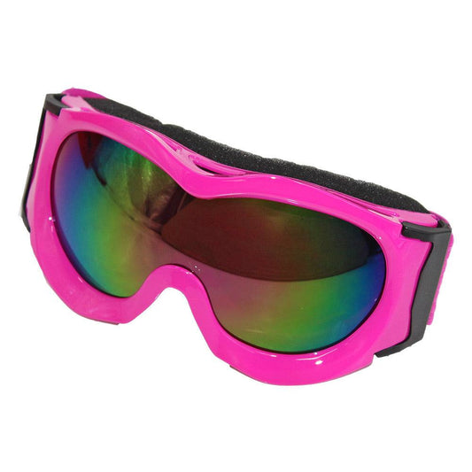 Kids Pink Goggles Tinted Lens For Outdoor Motor Sports Cycling Skiing Skateboarding - TDRMOTO