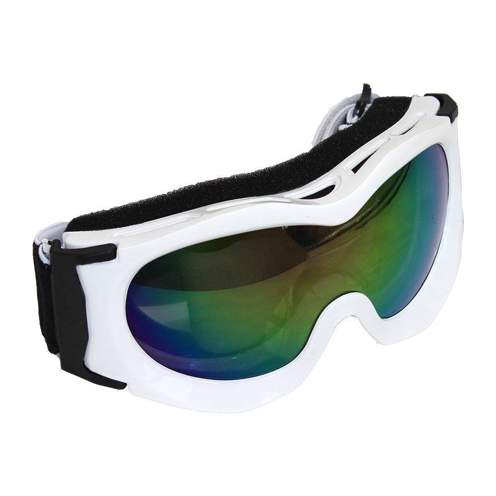 Kids White Goggles Tinted Lens For Outdoor Motor Sports Cycling Skiing Skateboarding - TDRMOTO