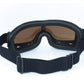 WWII Style German Motorcycle Harley Style Chopper Biker Pilot Goggles Black - TDRMOTO
