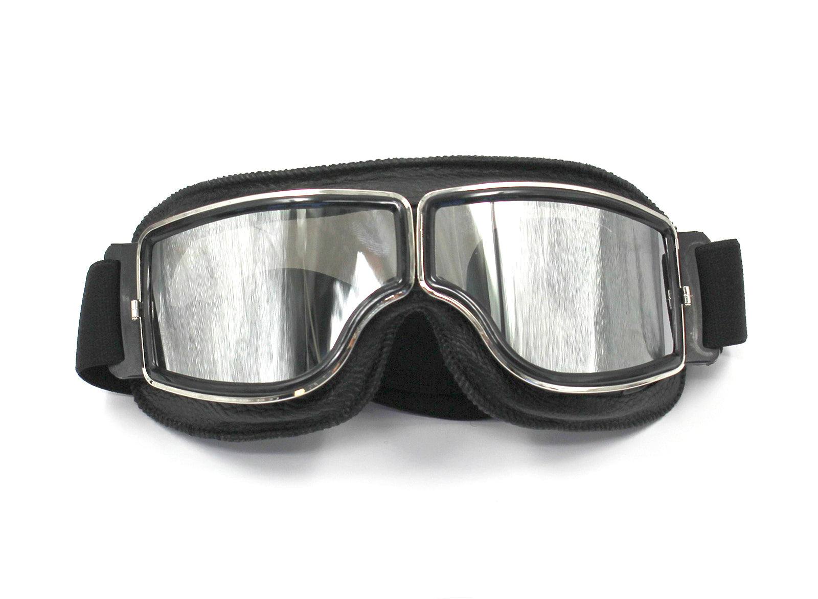 WWII Style German Motorcycle Harley Style Chopper Biker Pilot Goggles TDRMOTO