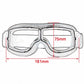 WWII Style German Motorcycle Harley Style Chopper Biker Pilot Goggles Brown - TDRMOTO