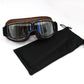 WWII Style German Motorcycle Harley Style Chopper Biker Pilot Goggles Brown - TDRMOTO