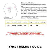 TDR Gloss Grey Open Face Motorcycle Helmet for Adult - TDRMOTO